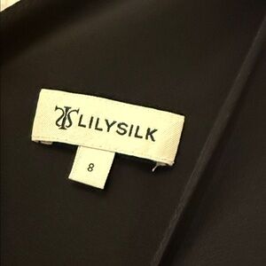 Lilysilk Elegant Black V-Neck Jumpsuit